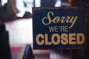 Closed Sign – Creative Commons License